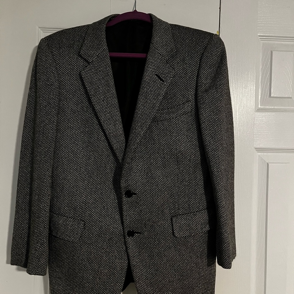🤑3 for $12 🤑BARGAIN ALERT! $5 Vintage Men's Black and White Tweed Blazer